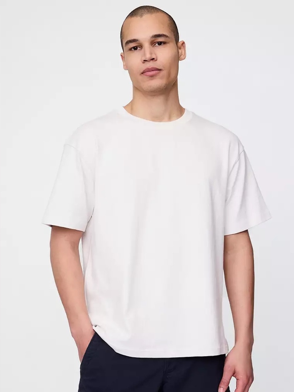 NWT GAP Large 100% Cotton White Short-Sleeve Green Graphic Streetwear Normcore - Picture 2 of 13